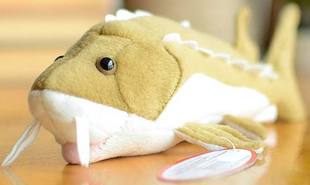 (代购)英国cabin critter仿真小号中华鲟sturgeon毛绒玩具公仔