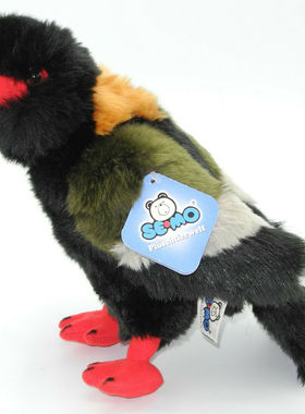 （代购）德国SEMO仿真短尾雕bateleur eagle毛绒玩具公仔