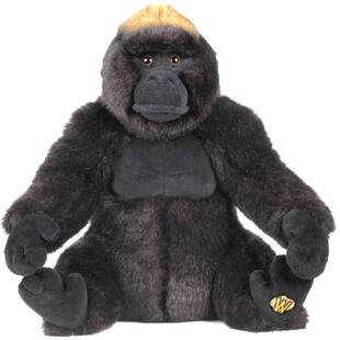 加拿大ganz仿真坐姿山地大猩猩gorilla毛绒玩具公仔 代购