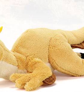 （代购）日本colorata仿真迅猛龙伶盗龙velociraptor毛绒玩具公仔