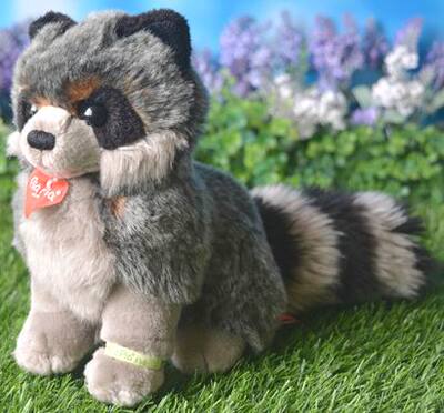 （代购）意大利trudi仿真貉racoon dog毛绒玩具公仔