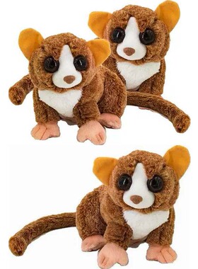 （代购）美国wild republic仿真鼠狐猴mouse lemur毛绒玩具公仔