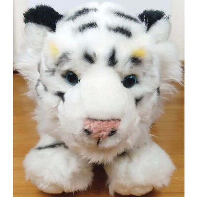 （代购）英国keel toys仿真孟加拉白虎bengal tiger毛绒玩具公仔