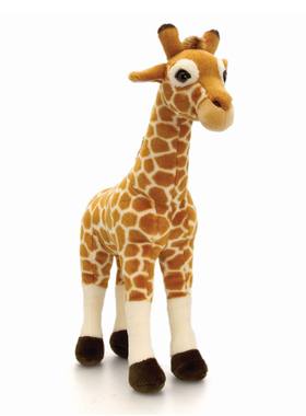 （英国代购）reticulated giraffe仿真小网纹长颈鹿毛绒玩具公仔