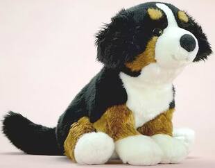 （定做）leonine仿真蹲姿伯恩山犬狗狗bernese毛绒玩具公仔