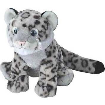 （代购）美国wild republic仿真雪豹snow leopard毛绒玩具公仔