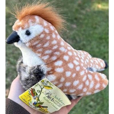 （代购）美国wild republic仿真披肩榛鸡ruffed grouse毛绒玩具