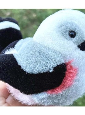 （代购）美国wild republic仿真剪尾王霸鹟flycatcher毛绒玩具