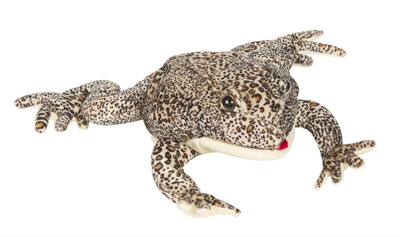 （代购）仿真非洲爪蟾clawed toad毛绒玩具公仔手偶