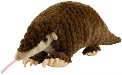 （代购）德国uni-toys仿真穿山甲pangolin毛绒玩具公仔