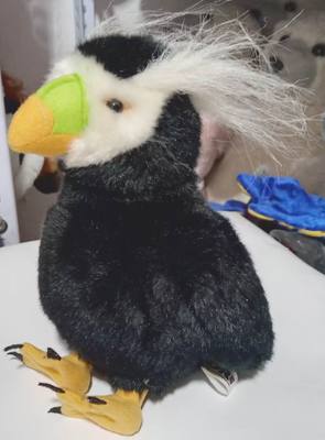（定做）仿真簇羽海鹦tufted puffin毛绒玩具公仔