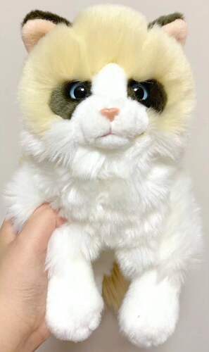 （代购）英国living nature仿真布偶猫ragdoll毛绒玩具公仔
