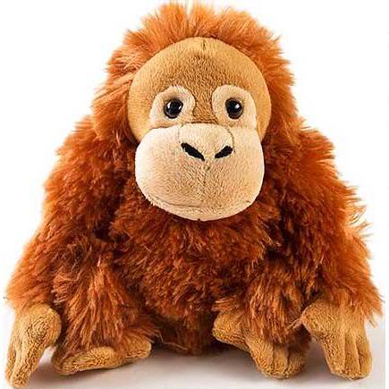 （代购）美国wild republic仿真红毛猩猩orangutan毛绒玩具公仔