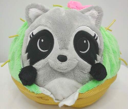 （代购）美国squishable仿真仙人掌浣熊raccoon毛绒玩具公仔抱枕