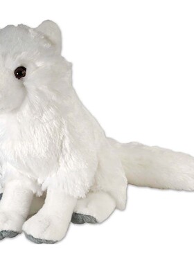 （代购）美国wild republic仿真北极狐arctic fox毛绒玩具公仔