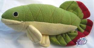 （代购）日本tst advance仿真巨骨舌鱼pirarucu毛绒玩具公仔