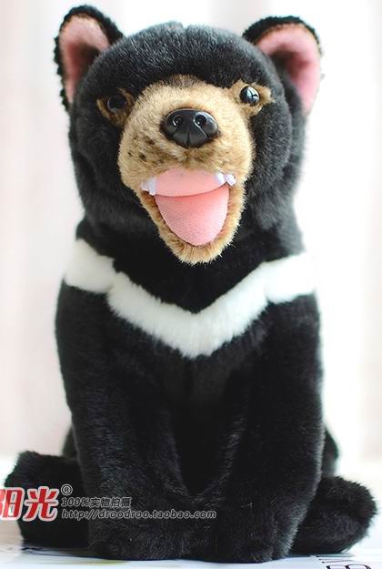 (代购)德国uni-toys仿真袋獾tasmanian devil毛绒玩具公仔