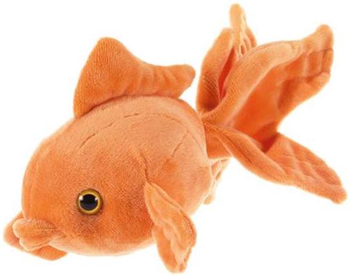 （代购）意大利plush&company仿真金鱼goldfish毛绒玩具公仔