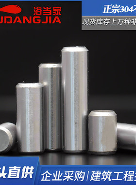 304不锈钢圆柱销定位销钉销钉实心固定销M2M3M4M5M6M8M10M12M16mm