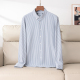 衬衫 经典 显瘦宽松百搭长袖 条纹设计 休闲日常商务简约衬衣男 款