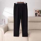 舒适百搭 加绒加厚保暖羽绒裤 冬季 H家撤柜 百搭宽松纯色长裤 男