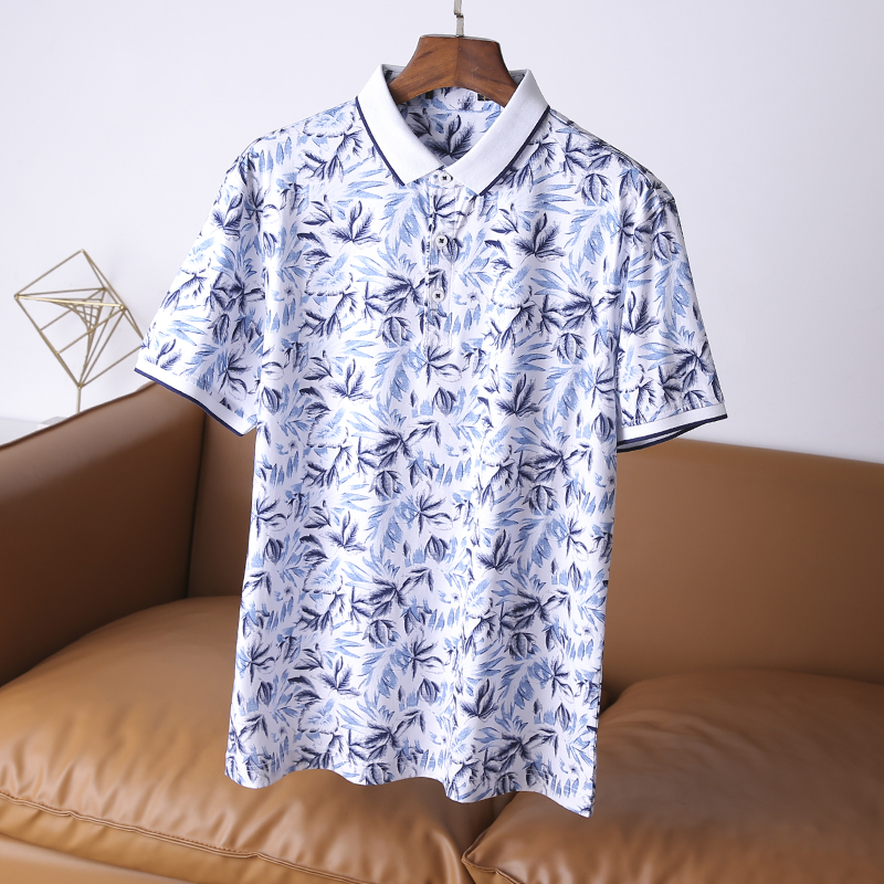 丝光棉提花半袖2021年撤柜t恤