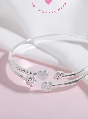 9999大气学生送女朋友纯银手镯