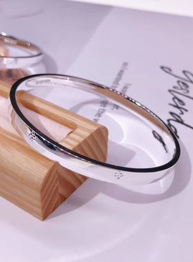 大气风学生送朋友纯银手镯