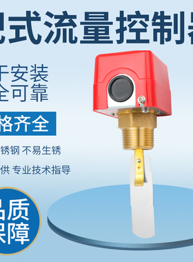 流量计水流开关控制器插入式流水液体感应靶式流量传感器HFS-25