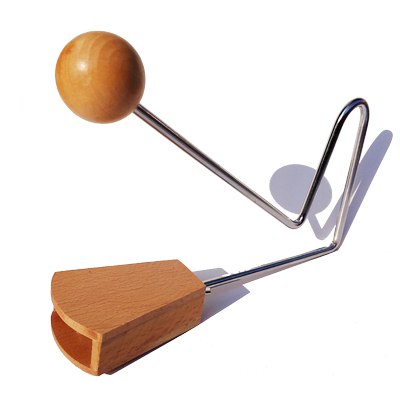 梆子打击木球颤音器玩具