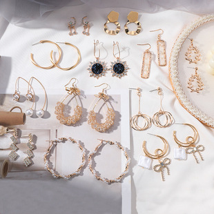 超仙称饰品耳坠按斤女卖首饰耳钉 货源耳环称斤夜市摆摊耳饰论斤