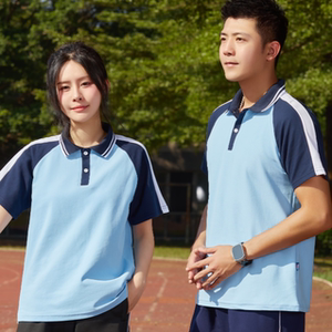 中学生学院风短袖t恤韩版小学初中高中生运动会班服校服套装