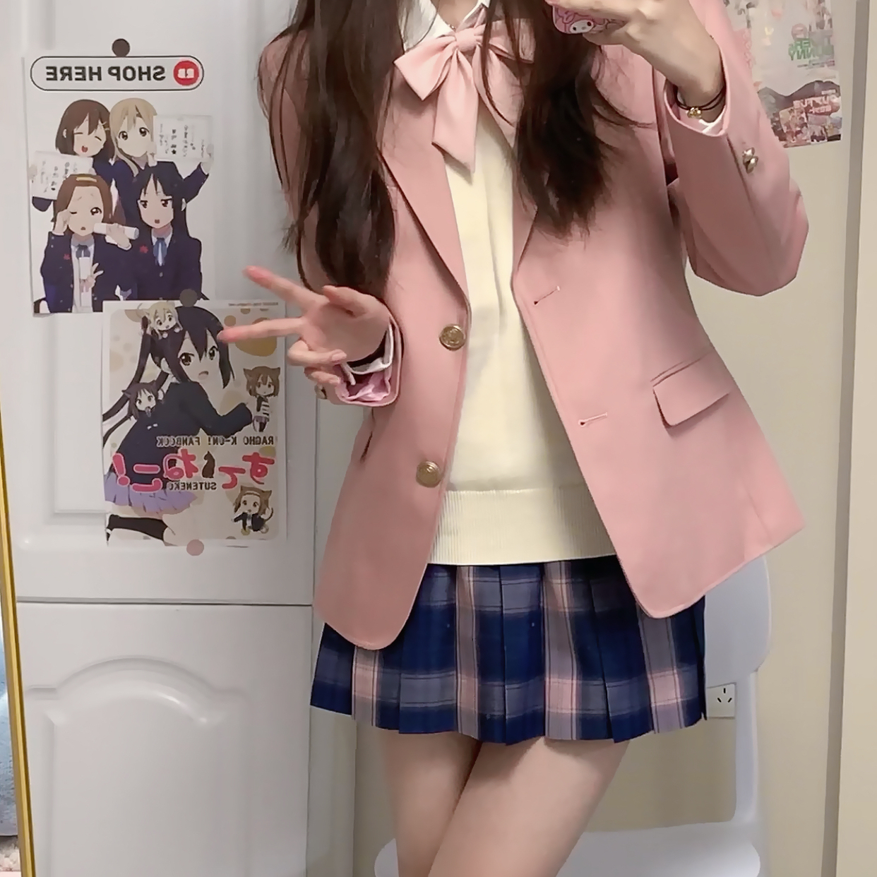西装外套女春秋制服上衣送徽章