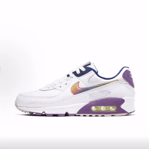 Nike Air Max 90 复古 低帮跑步鞋 女款