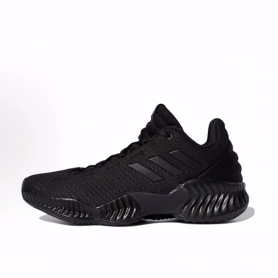 adidas Pro Bounce 2018 Low 黑武士 减震低帮实战篮球鞋 男款 黑