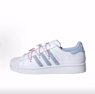 Superstar 三叶草系列低帮 板鞋 adidas 女款 originals