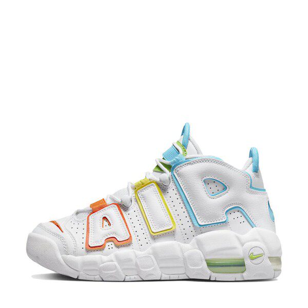 【布布】 Nike 儿童篮球鞋 白色 中帮 Air More Uptempo 耐磨透气