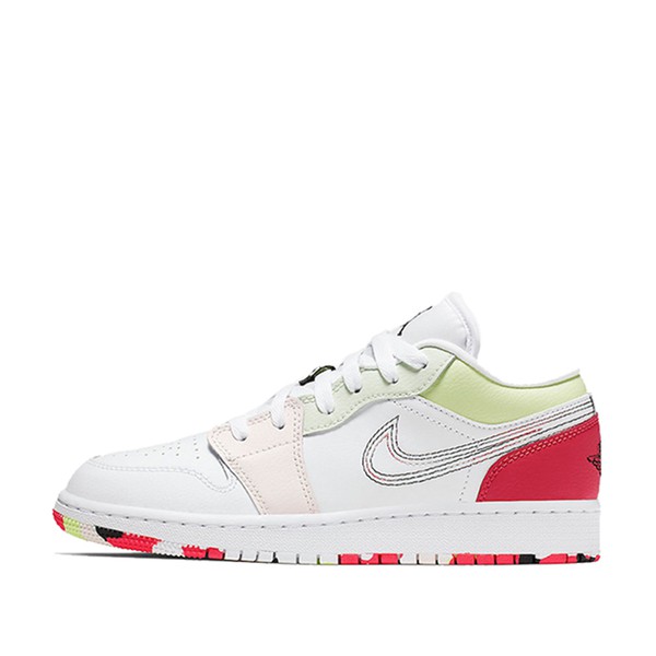 【布布】 Jordan 复古篮球鞋 白色 低帮 Air 1 low 合成革皮革