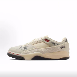 Jordan FLIGHT Who 男女同款 War COURT低帮复古篮球鞋 Decides