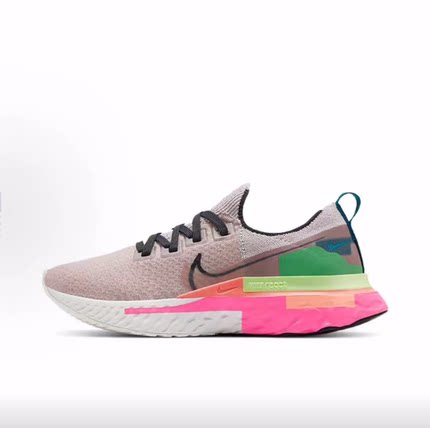 Nike React Infinity Run Flyknit 1 低帮 休闲跑步鞋 女款