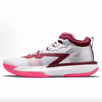 Jordan Zion 1 PF  减震耐磨包 中帮 篮球鞋 男女同款 白银粉