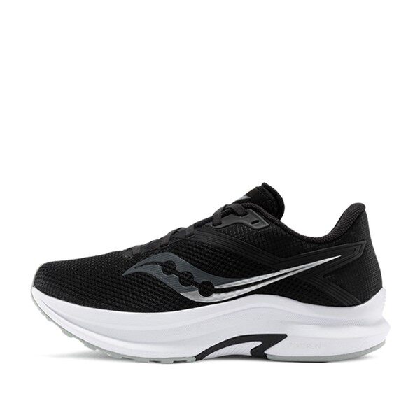 【布布】 saucony 跑步鞋 黑色 低帮 舒适百搭 女款 黑白