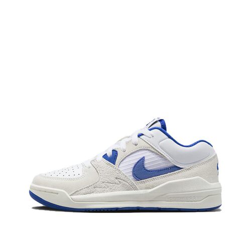 【布布】 Jordan 儿童篮球鞋 白色 蓝色 低帮 Stadium 90