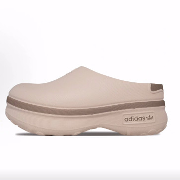 adidas originals AdiFOM  防磨包头拖鞋 女款 沙褐色