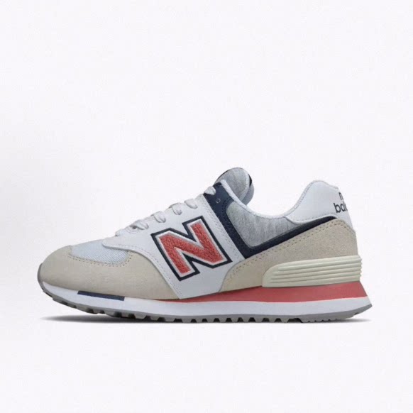 New Balance NB 574 圆头系带减震包裹性 低帮跑步鞋 女款