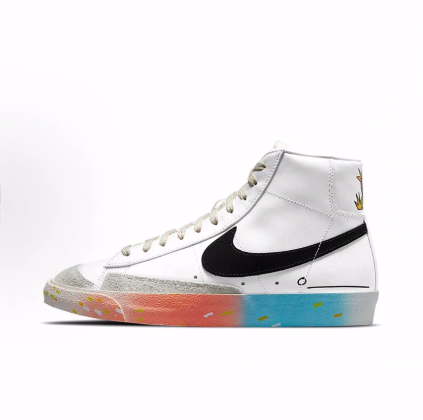 Nike Blazer just do it 合成革 中帮 板鞋 男款 红蓝,运动鞋new,板鞋,淘宝优惠券,粉丝福利购,淘宝优惠卷