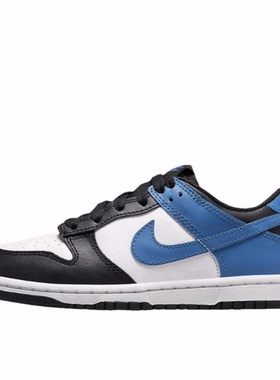 Nike Dunk 合成革 舒适百搭GS 低帮 板鞋 蓝色 男女同款