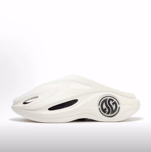 男女同款 361° 洞洞鞋 休闲百搭防滑耐磨 白黑 游鲸2