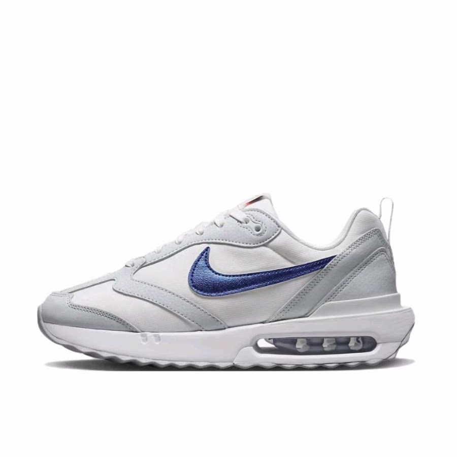 Nike Air Max Dawn 织物 运动舒适 低帮 生活休闲鞋 女款 白灰