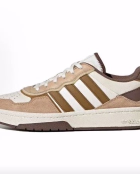 adidas originals Courtic  低帮 板鞋 男女同款 卡其色